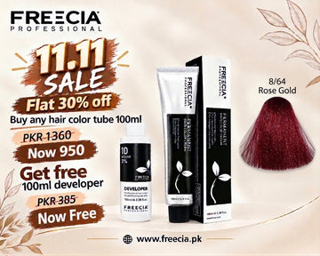 Hair Color 100ml + Free Developer (8/64 Rose Gold)