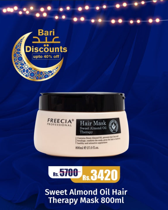 Sweet Almond Oil  Hair Therapy Mask 800ml
