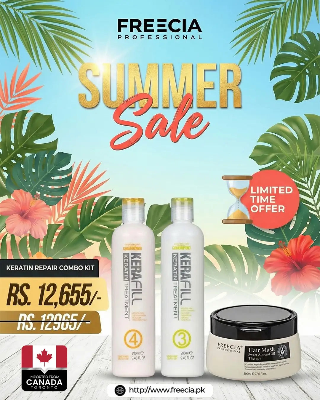Freecia Keratin Repair Combo Kit