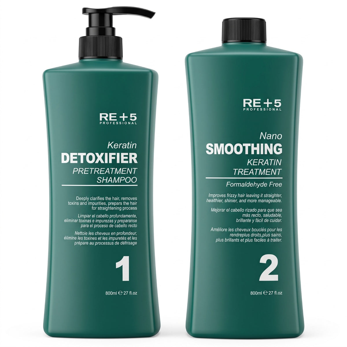 Nano Keratin Smoothing System – Step 1 & 2