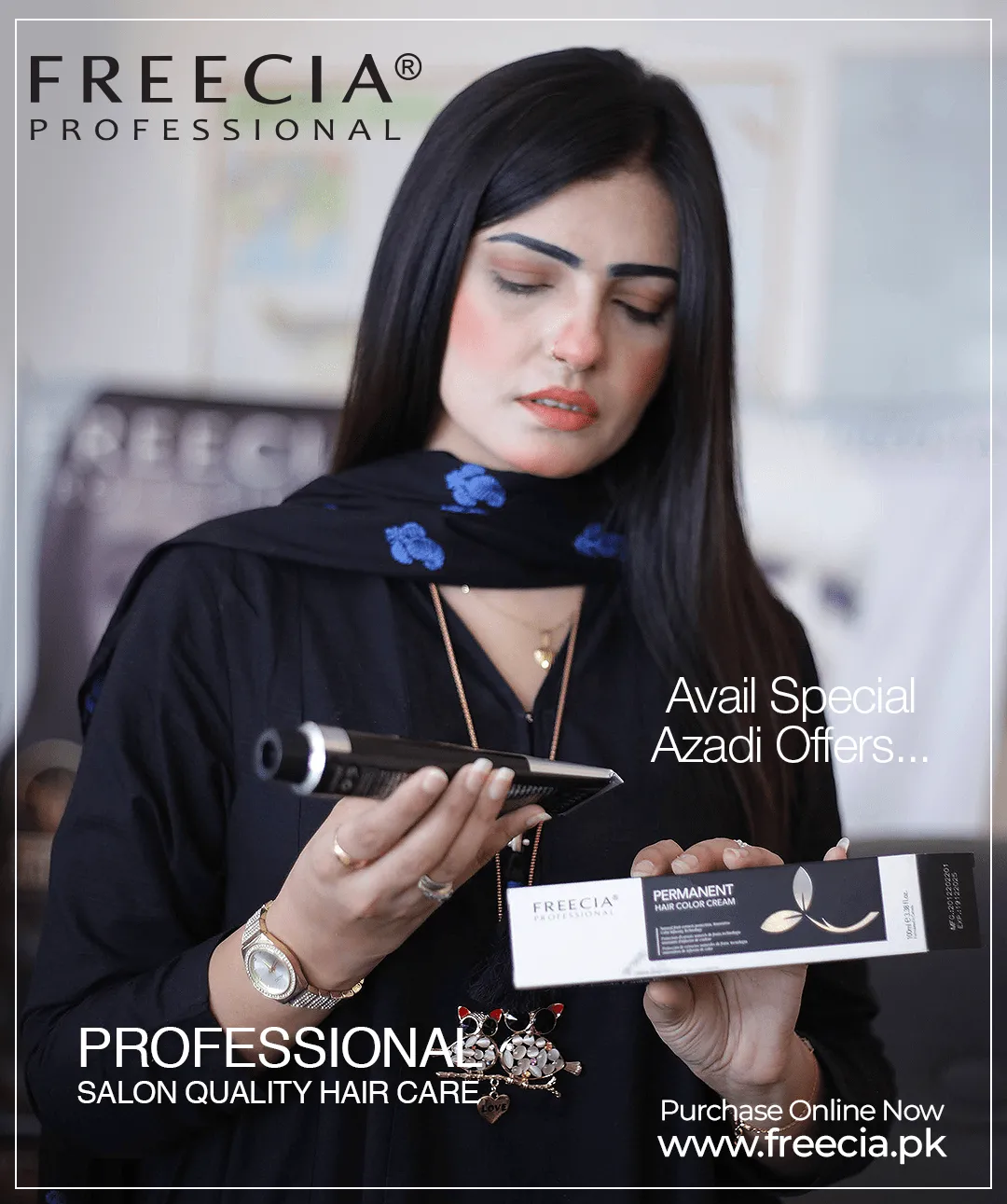 ABRA3377 Freecia Hair Color – 100ml - Image 3