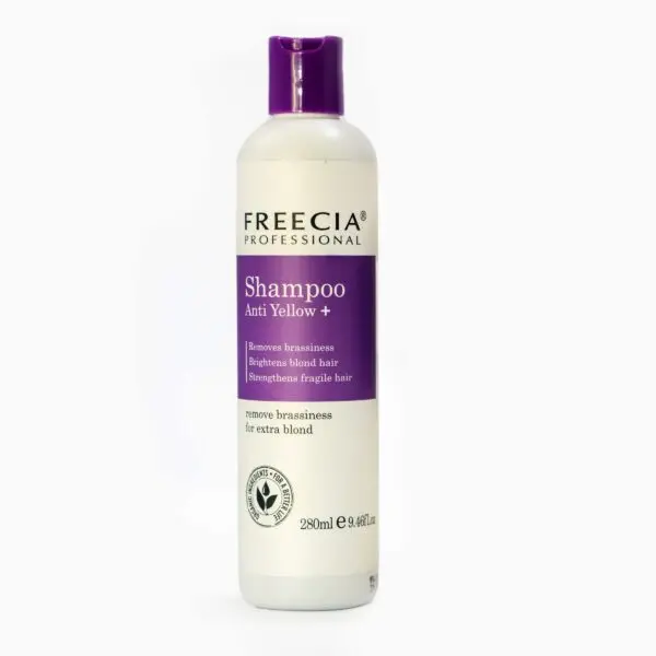 Freecia Anti Yellow Shampoo for Blonde, Grey and Highlighted Hair